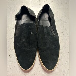 Vince Garvey Suede Slip-On Sneakers w/ Collapsable Heel Sz 9.5